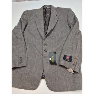 Zanieri Blazer Mens 48R Cashmere Herringbone Tweed Sport Coat Italy Colombo NWT